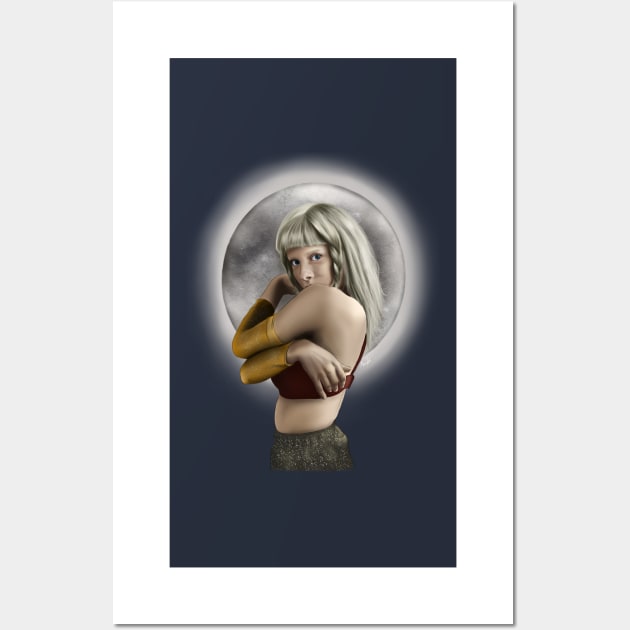 Aurora Aksnes -The Moon Child Wall Art by MerviaArt